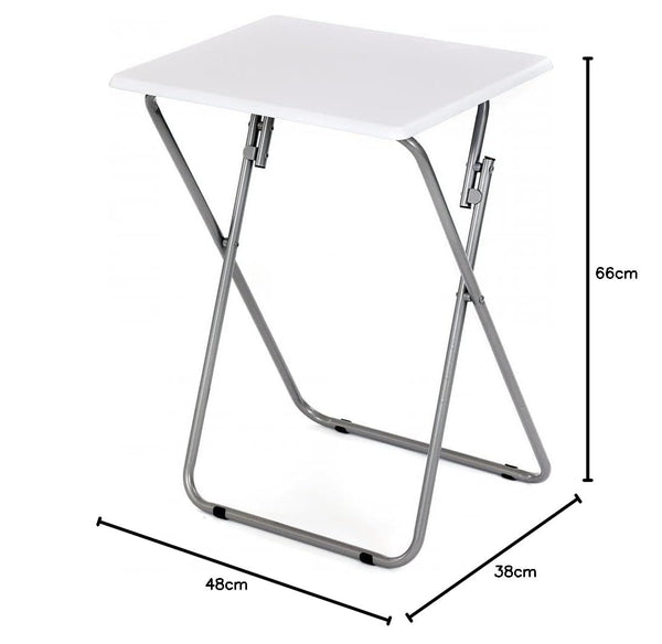 Oypla Lightweight Portable Folding Snack Laptop TV Tray Table Desk