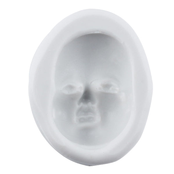 YANQINMS Human Face Silicone Molds Baby Face Fondant Mold For Sugar Cake Decorating Cupcake Topper Chocolate Gum Paste Candy Polymer Clay