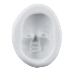 YANQINMS Human Face Silicone Molds Baby Face Fondant Mold For Sugar Cake Decorating Cupcake Topper Chocolate Gum Paste Candy Polymer Clay