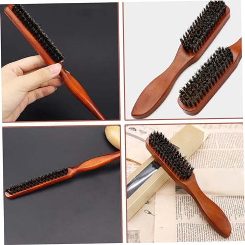 BESTOOL Beard Brush And Comb Set For Men Grooming Beards And Mustaches, Wooden Base Boar Bristle Beard Brush, Great Gifts For Men
