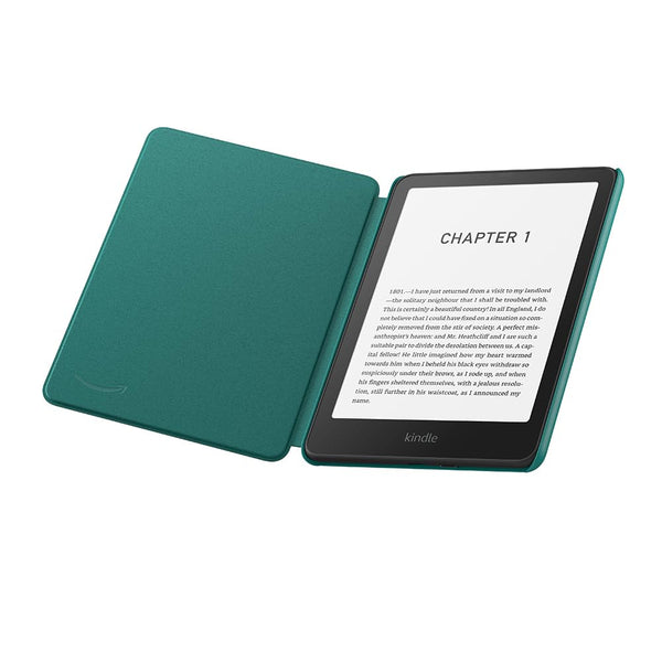 Kindle Paperwhite Signature Edition (2024 Release) 32 GB without ads, an Amazon Fabric Cover and a Made for Amazon Wireless Charging Dock