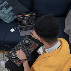 Pioneer DDJ-200 - Bluetooth entry-level controller for DJ usable with smartphone, Black