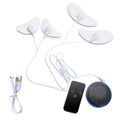 Face Massager Tool, Face Muscle Stimulator with Patch Pads 8 Modes, 19-Speed Microcurrent Lifting Device for Slimming and Lifting