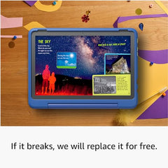 Amazon Fire HD 10 Kids Pro tablet (newest gen)| ages 6–12, 10.1" brilliant screen, long battery life, parental controls, slim case, 2023 release, 32 GB, Nebula