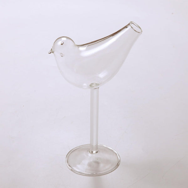 Set of 2 Bird Cocktail Glasses,120ml Unique Bird Shaped Wine Glass, Bird Design Cocktail Glass, Clear Wine Glasses Cocktail Glass for Party Bar