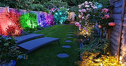 ECOWHO Extension Cable, 2 Pack Extension Lead Waterproof Cord Anti-Corrosion Wiring for Garden Lights Path Lighting LED Landscape Spotlights (4m)