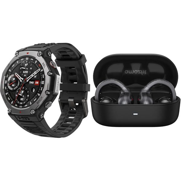 Amazfit T-Rex 3 Outdoor Smartwatch 48mm Orange + OWS Bluetooth 5.3 Headphones