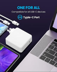 Jeestam Mac Book Pro Charger, 106W Macbook Charger USB C Compatible with MacBook Pro 13, 14, 15, 16 Inch, MacBook Air 13 Inch,Included USB-C to USB-C Charge Cable