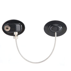 Generic Easy to Install Refrigerator Locking, Child Safety Lock, Shopping Center Office Windowed Cabinet for School Public Space Fridge Cupboard House