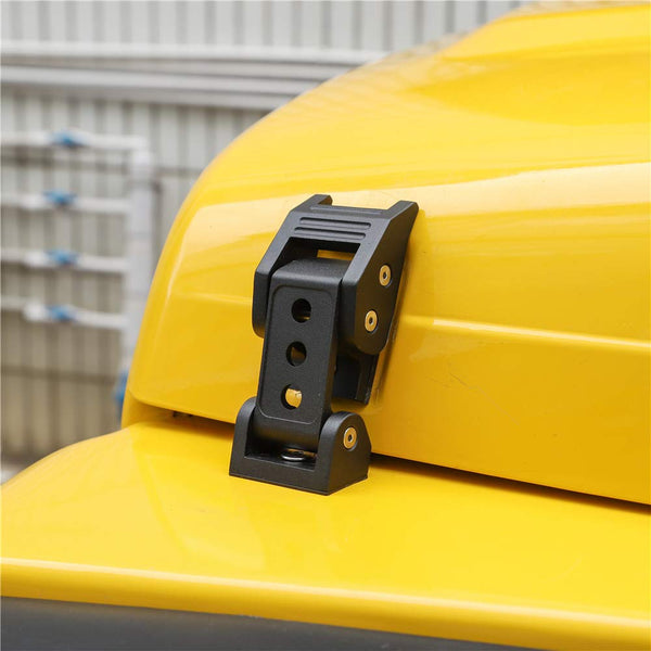 JeCar Black Aluminum Hood Latches Catch Kit for Jeep Wrangler TJ Accessories 1997-2006