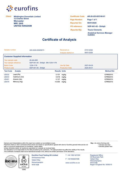 Shilajit Capsules 16,000mg -120 Days Supply - 60% Fulvic Acid - Added Ashwagandha, Lions Mane, Turmeric and Black Pepper - High Strength Himilayan Shalajit