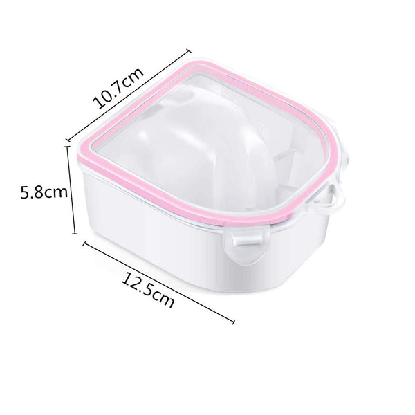 2 Pieces Nail Soaking Bowl Nail Spa Bowl Nail Art Remover Soak Soaker Treatment Bowl Used for Manicure Spa Tool Tools used to hold hands(Pink)