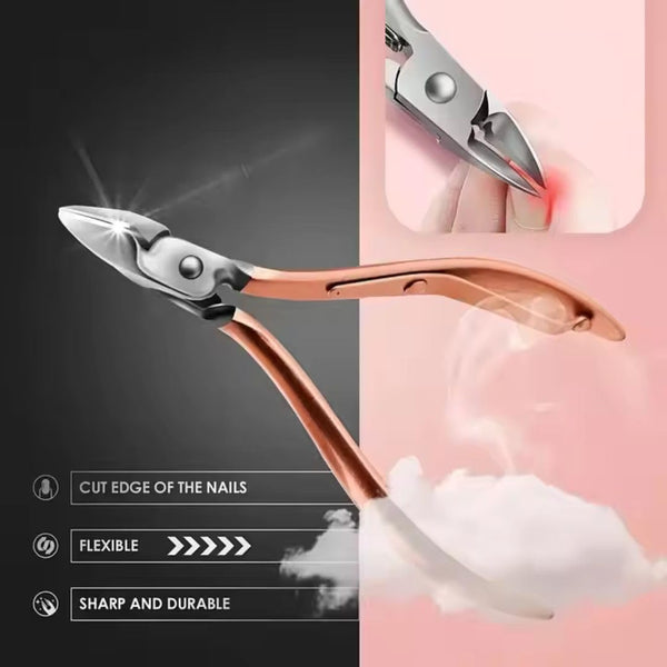 SAMSIDD Manicure Set, Pedicure Kit, Nail Clippers, Professional Grooming Kit, Nail Tools 32 in 1 with Luxurious Travel Case for Men and Women 2024 Upgraded Version (Pink)