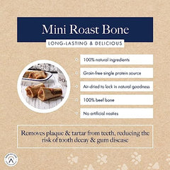 Hollings Mini Roast Bone For Adult Dogs, 100% Natural & Healthy Air Dried Long Lasting Dog Bone, Grain Free & No Rawhide (1 Count)