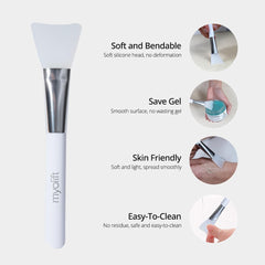 MyoLift 7eWellness Applicator Silicon Brush - Soft & Durable Face Mask Applicator for Gels, DIY Masks, Easy-to-Clean