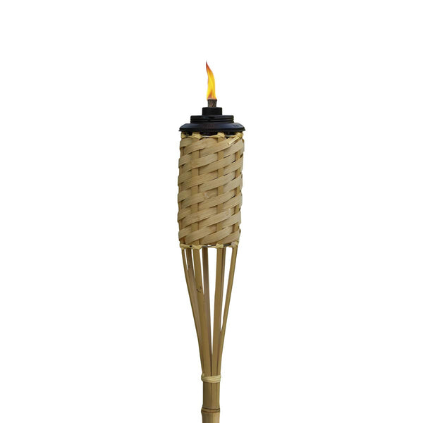 Tiki Brand 1120116 Homespun Outdoor Torch, Natural