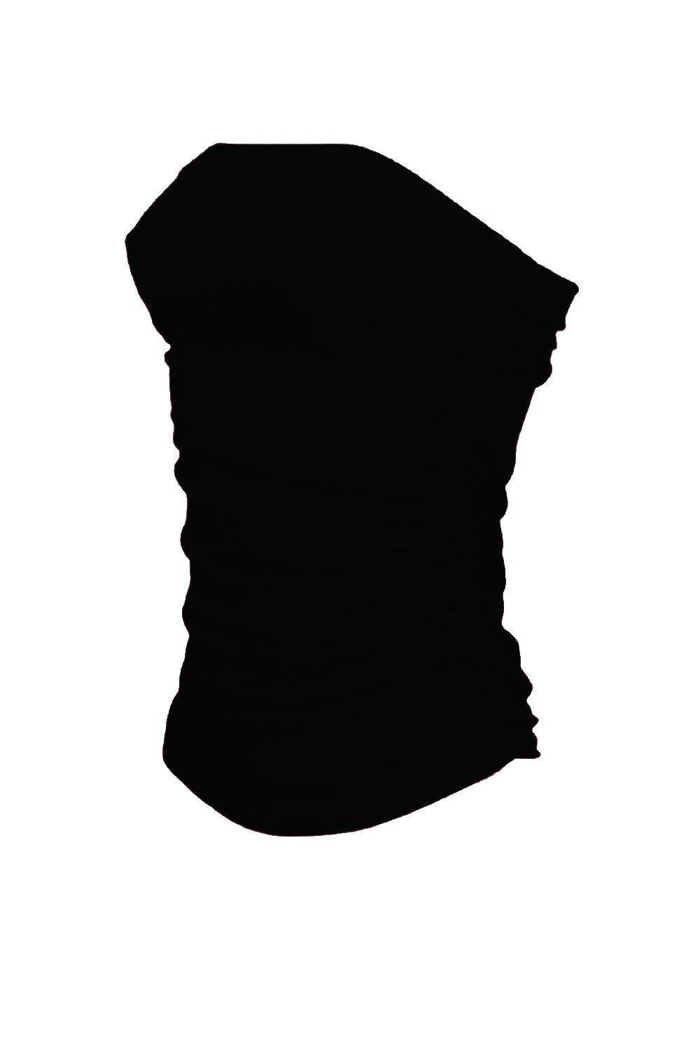 66 Fashion District Ladies Womens Boob Tube Sleeveless Shirt Plain Top (Black, UK 8-10 S/M)