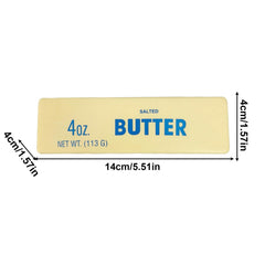 Butter Squishy, Salted Butter Design Stress Relief Squishies for Desk, Anxiety Relief Fidget Toy Sensory Toys for Adults & Kids, Funny-Themed Office Decor