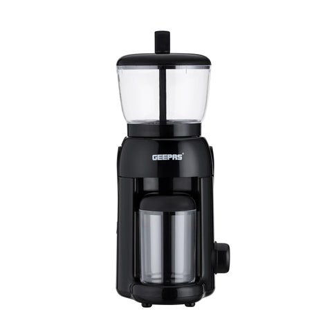 GEEPAS Peanut Butter Maker | Electric Grinder for Peanuts Cashews Almonds Hazelnuts Homemade Nut Butter with No Oils or Preservatives Needed | Transparent 756g Jar 320ml Storage Cup | 2 Year Warranty