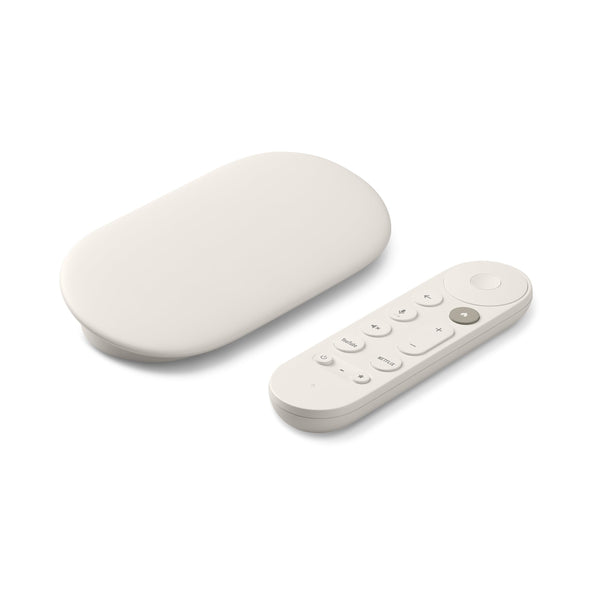 Google TV Streamer (4K) - Fast Streaming Entertainment With Voice Search Remote - Watch Movies, Shows, Live TV and Netflix in 4K HDR - Smart Home Control - 32 GB Storage - Porcelain