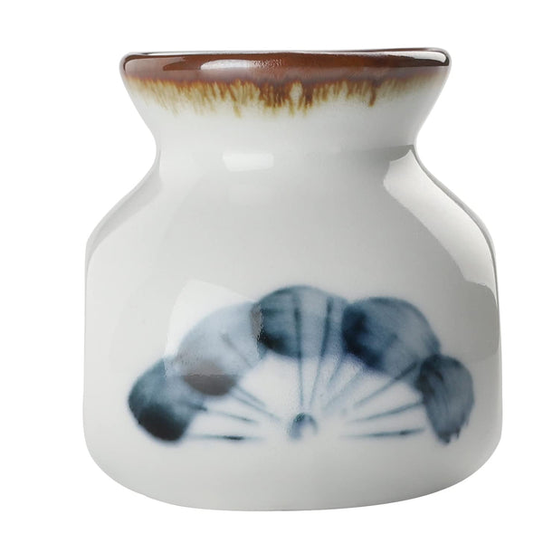 forkmannie Ceramic Toothpick Holder Jar Set of 2 Toothpick Dispenser Container Cup for Holiday Dinner Table Centerpiece Decor