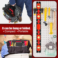 N&S Juvyig Multi-Function Foldable Level Tool - Multi-Angle Measuring Woodworking Tools - Precise Leveling in Any Position Ruler w/Magnetic (ABS)