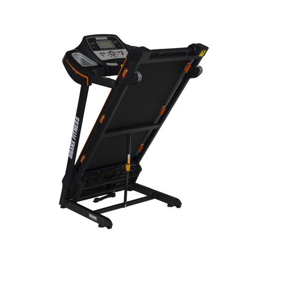 Branx Fitness 'NEW' Compact Foldable 'Energy Pro' Treadmill - 16.5km/h - 0-16 Level Auto Incline - 5hp Peak Motor - Bluetooth - 125kg Max User Weight Limit