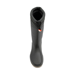 DUNLOP Blizzard - Unisex Winter Safety Insulated Fashion Thermal Boots, Black/Black, Waterproof and Chemical Resistant PVC Wellies with Fur Lining and Traction Outsole for Outdoor Fun - EU43, UK9