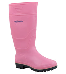 Woodside Wellington Boots Pink - Size 8