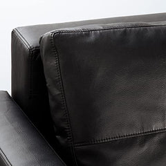 FRIHETEN three-seat sofa-bed, Bomstad black