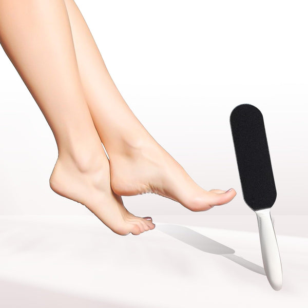 50 Pcs Pedicure File Refill Pads, Stainless Steel Foot File Refills, 180 Grit Foot File Replacement Pads, Self-Adhesive Reusable Foot Rasp for Removing Callus Dead Skin, Pedicure Salon