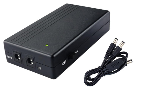 Yangers Mini UPS Uninterruptible Power Supply, 7800mAh Portable Battery Backup Device Home Power Bank Single 12V DC Output for Modem WiFi Router Camera CPE