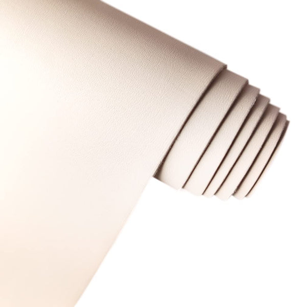 XHT 30x135cm Smooth Faux Leather Roll Soft Plain Synthetic Upholstery Crafts Fabric for DIY Cosplay Garment Jewelry Accessories (Beige)