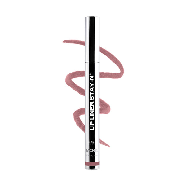 Sacheu Lip Liner STAY-N Peel Off Lip Stain — Long Lasting Waterproof Lip Tint with Hyaluronic Acid & Vitamin E — Transfer Proof Matte Finish, Vegan & Cruelty-Free (Main Character)