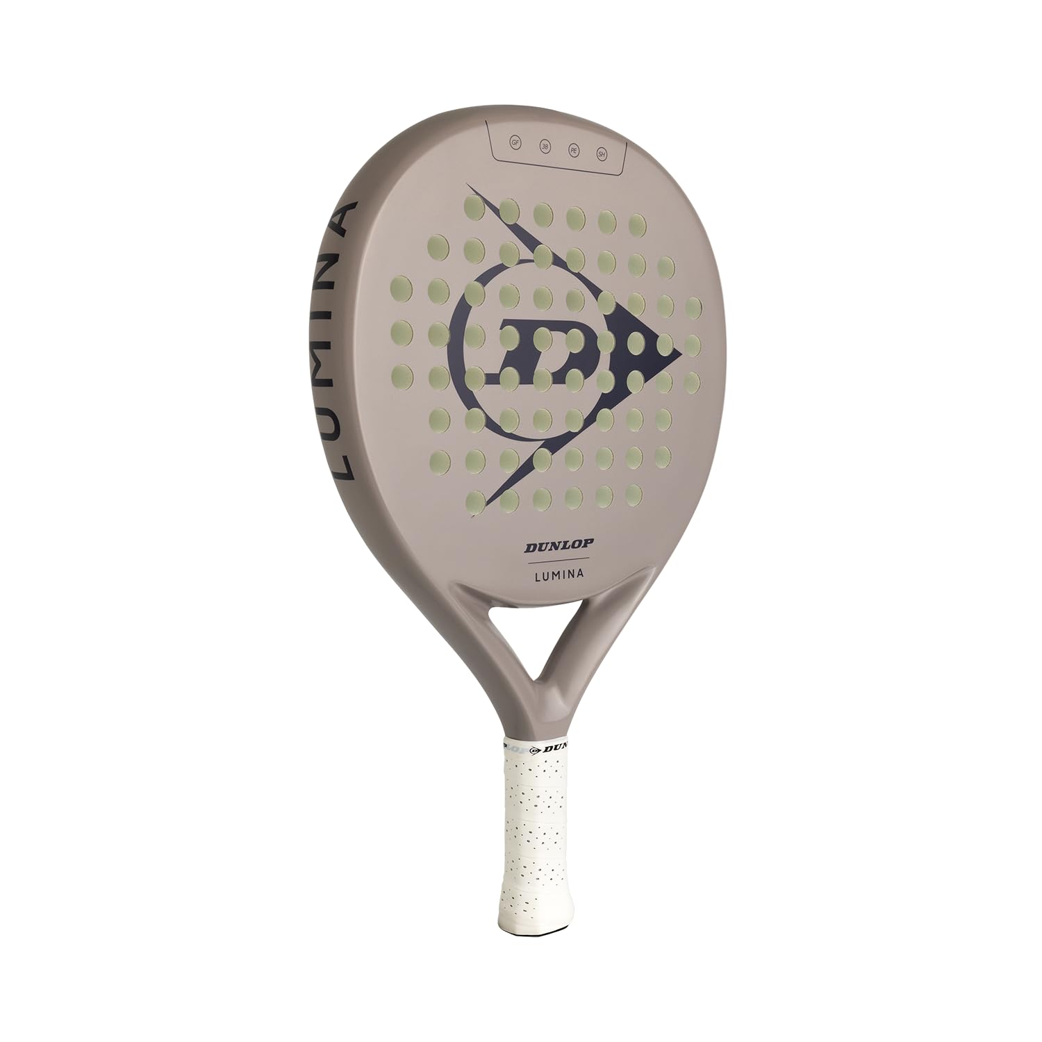 DUNLOP Padel Bat Lumina Light Grey - Amazon Exclusive - Graphite Frame, Pro EVA Core, 365g