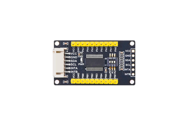 XICOOLEE MCP23017 I/O Expansion Board Module SG-IO-E017, 16 I/O Pins Supports for Raspberry Pi Series, Onboard 3-Digit DIP Switch, I2C Interface Compatible with 3.3V/5V Working Level