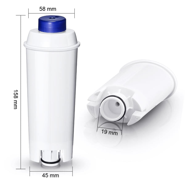 Water Filter Softener Compatible with Delonghi ECAM Coffee Machines, Dinamica, Magnifica S, Rivelia, ETAM, Authentica, Esam, DLSC002, Filter for Delonghi Coffee Machine