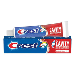 Crest Plus Cavity Protection Toothpaste, Regular Paste, 8.2oz, Pack of 3