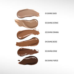 Sacheu Liquid Contour STAY-N Long Wear Bronzer Cream Contour Makeup — Long Lasting, Blendable, & Lightweight Formula — Vegan & Cruelty-free, Giving Drama