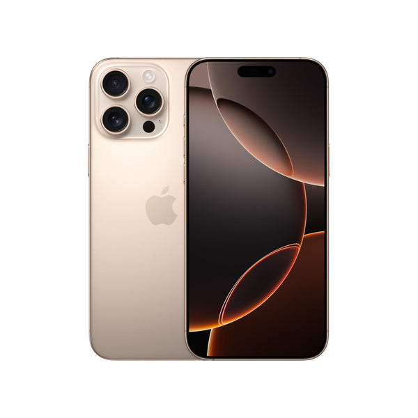 Apple iPhone 16 Pro Max 256 GB: 5G Mobile phone with Apple Intelligence, Camera Control, A18 Pro Chip and a Huge Leap in Battery Life. Works with AirPods; Desert Titanium