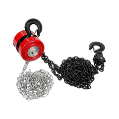 2 Ton Hand Chain Hoist 9.51ft Manganese Steel Manual Lifting Tool Industrial Chain Block with Swivel Hook Heavy Du Cable Hoist for Worhop and Ga