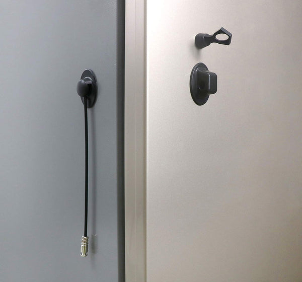 HoneSecur 2 Pack Refrigerator Lock with Magnetic, Child Safety Locks, Fridge Freezer Door Lock, for Cabinet Drawer, Convenient - Black