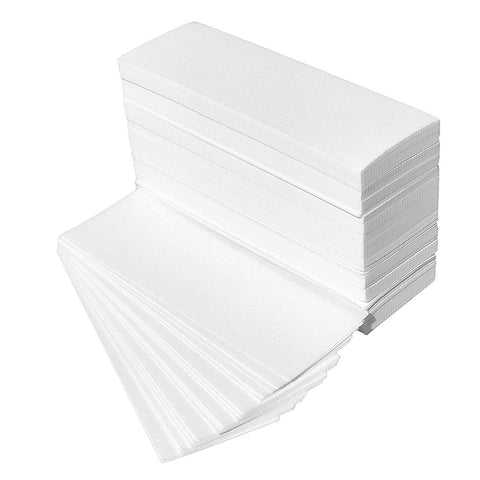100Pcs Professional Paper Wax Waxing Strips, Hair Removal Strips for Women Men Facial Body Arms Legs Hair Cleaning and Remover (3.8×10cm, 1.6 x 3.9 Inch)