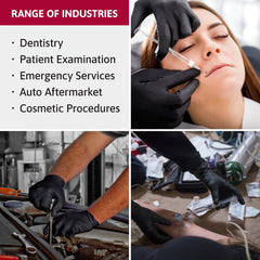 Ansell Microflex 93-732, Multipurpose Nitrile Disposable Gloves for Precise Handling and Mechanical Tasks, Latex Free, Powder-Free, Size XS (100 Pieces)