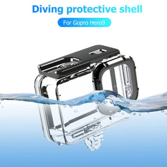 Protective Underwater Diving 60 Meters Waterproof Housing Case for Go pro Hero 13/12/11/10/9 Black Action Cameras with Accessories