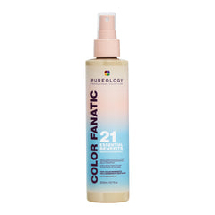 PUREOLOGY Color Fanatic Multi-Tasking Leave In Conditioner Spray, 21 Benefits for Colour-Treated Hair, Heat Protection & Detangler, Vegan & Sulphate Free Hair Treatment, 200ml