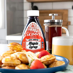 Skinny Syrup 3 Pack (3 x 425ml) – Maple Syrup, Salted Caramel, Golden Syrup – Zero Calorie, Sugar Free Coffee & Pancake Syrups – Low Calorie, Keto & Vegan Friendly