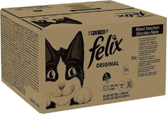 Felix Adult Wet Cat Food Mixed Selection in Jelly 120 x 100g Pouches