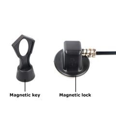 HoneSecur 2 Pack Refrigerator Lock with Magnetic, Child Safety Locks, Fridge Freezer Door Lock, for Cabinet Drawer, Convenient - Black