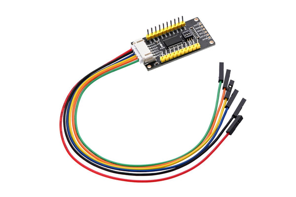 XICOOLEE MCP23017 I/O Expansion Board Module SG-IO-E017, 16 I/O Pins Supports for Raspberry Pi Series, Onboard 3-Digit DIP Switch, I2C Interface Compatible with 3.3V/5V Working Level